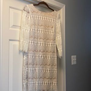 Cream Lace Dress